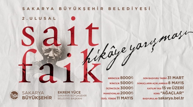 2. Ulusal Sait Faik Abasıyanık Hikaye Yarışması İçin Son Gün 31 Mart