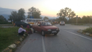 Batakköy Kavşağında Kaza: 2 Yaralı