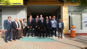 Türkiye Ziraat Odaları Birliği Genel Başkanı Şemsi Bayraktar ve SGK il müdürü Nurten Canbazoğlu’ndan Ferizliye Ziyaret