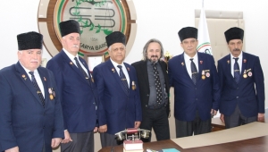 Muharip Gaziler Derneğinden Baroya Tebrik Ziyareti