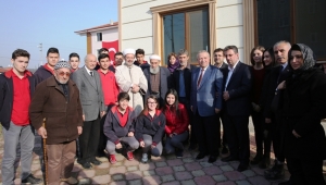 Tansu Çiller Lisesi Şehit Kaymakam Safitürk’ün Ailesini Ziyaret Etti