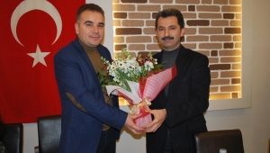 Başkandan Kaymakama Veda Yemeği
