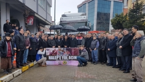 Ferizli’den Halep’e İki Tır Un Yola Çıktı