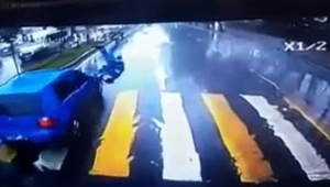 Gence Çarpıp Kaçan Otomobili Otobüsün Kamerasından Buldular