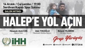 Halep’e Yol Açın” Konvoyu Sakarya’da Konaklayacak!