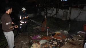 Bodrum Katında Çıkan Yangın Paniğe Neden Oldu