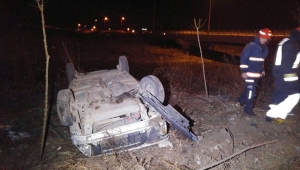 Akyazı’da Otomobil Takla Attı: 5 Yaralı