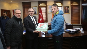 SAPANCASPOR’DAN BAŞKAN YILMAZER’E ZİYARET