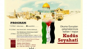 Kudüs Okumaları Düzenlenecek
