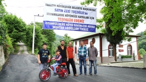 Sapanca’dan Asfalt Teşekkürü