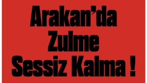 Arakan İçin Acil Çağrı!