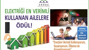 SEDAŞ 10 AİLEYE ÖDÜL VERECEK