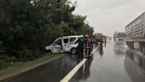Anadolu Otoyolu'nda Trafik Kazası! 3 Yaralı