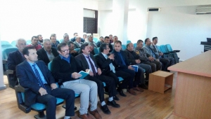ÖĞRENCİ TAŞIYAN SERVİS ŞOFÖRLERİNE EĞİTİM VERİLDİ