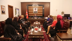 Türk Kadınlar Birliğinden Vali Balkanlıoğlu’na Ziyaret