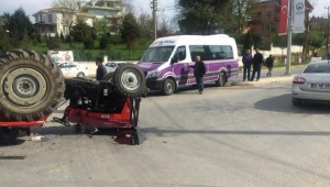 Bir Kişinin Öldüğü Traktör Kazasının Görüntüleri Ortaya Çıktı