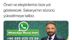 Aday Adayı Seçmenle İletişim Kurmak İçin Whatsapp Hattı Açtı