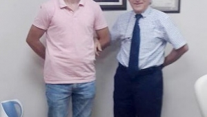 Afrin'de Adına Top Atışı Yapılan Dr. Bostancı'ya Sürpriz Ziyaret