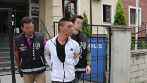 Çaldığı Televizyonla Kaçarken Yakalandı