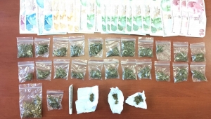 Karasu’da 28 Paket Skunk Ele Geçirildi