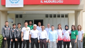 Milli Sporculardan Çelikel’e Ziyaret