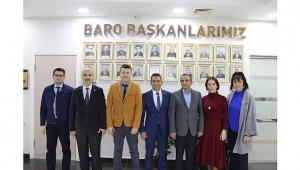 Adalet Sendikası'ndan Baro Başkanı Burak'a Ziyaret