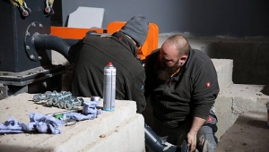 Keremali HES'te Türbin Montajı Başladı