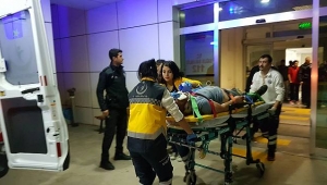 Otomobilinden İnen Sürücüye Tır Çarptı