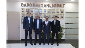 Toçoğlu Baro Başkanı Burak'ı Ziyaret Etti