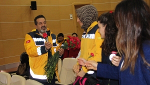 112 Personelinden Balonlu Kutlama