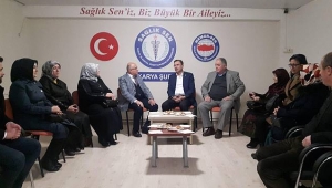 AK Parti İlçe Teşkilatından Sağlık Sen'e Ziyaret