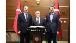 MESLEKTAŞLARINDAN VALİ NAYİR'E HAYIRLI OLSUN ZİYARETİ