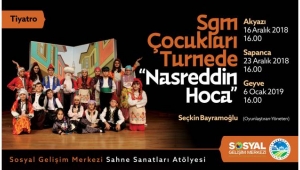 Minik Tiyatrocular SGM Turnesine Çıkıyor 