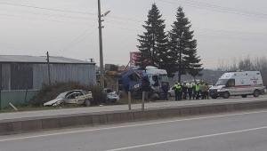 Otomobiller Çarpıştı! 4 Yaralı