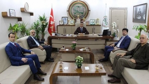 SUBÜ Rektörü Sarıbıyık'tan Baro Başkanına Ziyaret