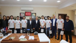 TEKNOYURT Öğrencilerinden Başkan Dişli'ye Ziyaret