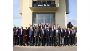 TOBB VE TÜRK-İŞ BAŞKANLARINDAN VALİ NAYİR'E ZİYARET