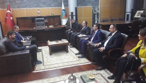 Vedat Işıkhan Başkan Alemdar'a Misafir Oldu