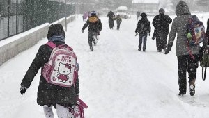 13 İLÇEDE OKULLAR TATİL