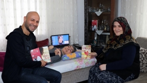 Tazeoğlu Rukiye'yi Ziyaret Etti