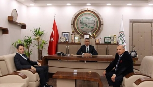 Kaymakam'dan Başkan Burak'a Ziyaret
