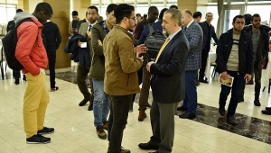 Rektör Savaşan Uluslararası Öğrencileri Dinledi