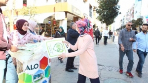 Çözüm Masası Doğa İçin Bez Çanta Dağıttı