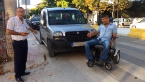 “Engelli Rampasına Araç Park Etmeyin”