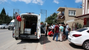 Motosiklet İle Otomobil Çarpıştı: 1 Yaralı