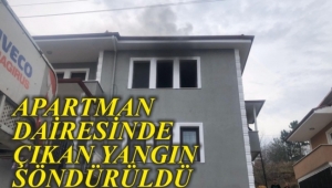 Apartman Dairesinde Çıkan Yangın Söndürüldü