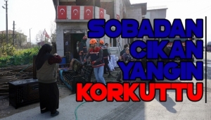 Sobadan Çıkan Yangın Korkuttu