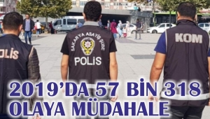 2019'da 57 Bin 318 Olaya Müdahale