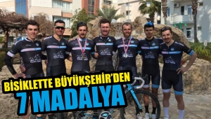 Bisiklette Büyükşehir'den 7 Madalya