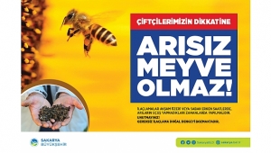 Büyükşehir Çiftçileri Uyardı ‘Arısız Meyve Olmaz’